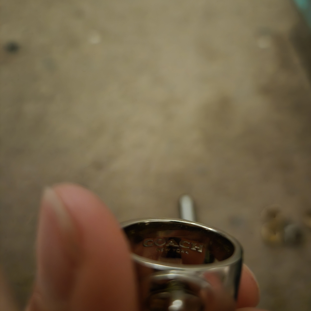 Coach Silver Ring - Picture 3 of 3